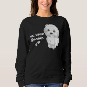 Sweatshirt Maltipoo Grandma Animaux Conception Pour Les Poodl