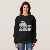 Sweatshirt Mama Bear 3 Cubes Mama Bear Maman 3 Kid (Devant entier)