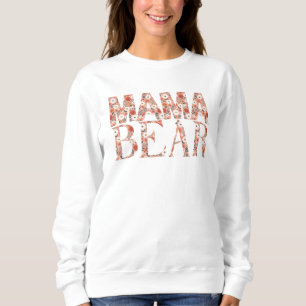 Sweatshirt Mama Bear Ditsy Floral Motif