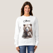 Sweatshirt Mama Bear Personalized (Devant entier)