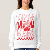 Sweatshirt Mama Cherry Coquette Mother's Day (Devant)