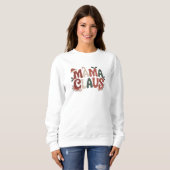 Sweatshirt Mama Claus Noël (Devant entier)
