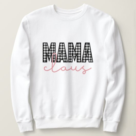 Sweatshirt Mama claus Noël (Design devant)