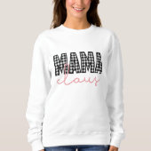 Sweatshirt Mama claus Noël (Devant)