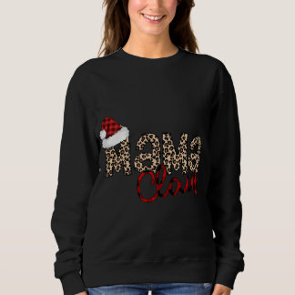Sweatshirt Mama Claus Santa Hat Noël Pyjama Famille Match