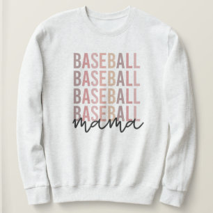 Sweatshirt Mama de baseball Cadeaux de maman de baseball