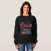 Sweatshirt Mama diplômée d'un master MBA Diplômation de maste (Devant entier)