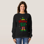 Sweatshirt Mama Elf Matching Family Christmas Design (Devant entier)