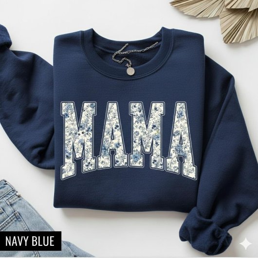 Sweatshirt Mama Florale