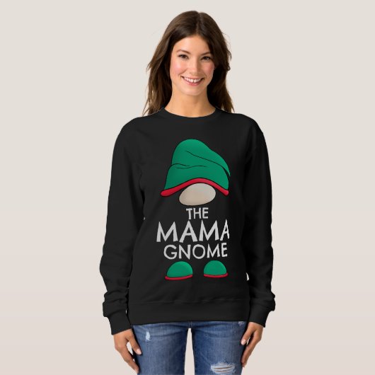 Sweatshirt Mama Gnome Matching Family Christmas Pyjama Outfit (Devant entier)