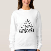 Sweatshirt Mama licorne (Devant)