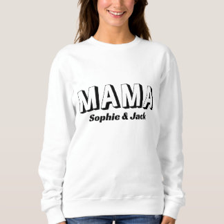 Sweatshirt MAMA | Modern Mom Kids Noms de la fête des mères