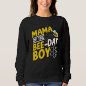 Sweatshirt Mama Of Bee Day Boy Honey Beekeeper Beekeeping Gra (Devant)