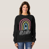 Sweatshirt Mama Rainbow Mothers Day (Devant entier)