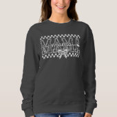 Sweatshirt MAMA with Checks and a Bow (Devant)