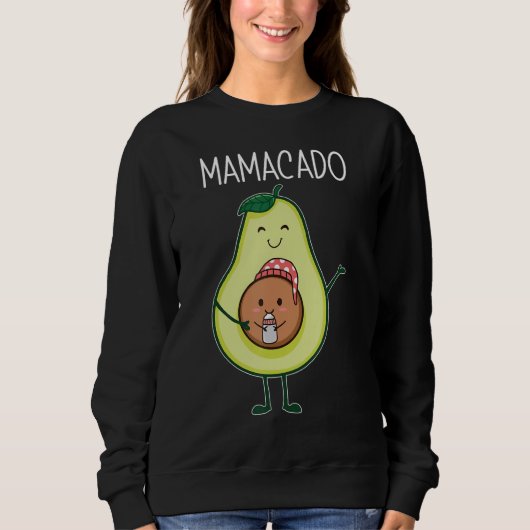 Sweatshirt Mamacado attend une mère (Devant)