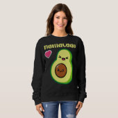 Sweatshirt Mamacado Grossesse Avocado Faire-part (Devant entier)