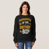 Sweatshirt Mamacita De L'Anniversaire Boy Construction Ouvrie (Devant entier)