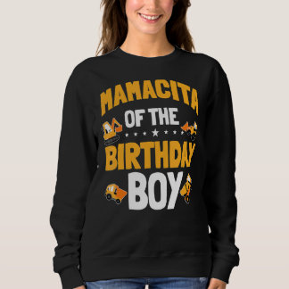 Sweatshirt Mamacita De L'Anniversaire Boy Construction Ouvrie