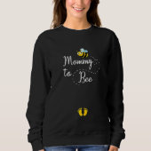 Sweatshirt Maman À Abeille, Femme Mignonne Faire-part de gros (Devant)