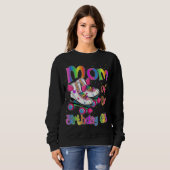 Sweatshirt Maman Anniversaire Rolling Patinage Famille Annive (Devant entier)