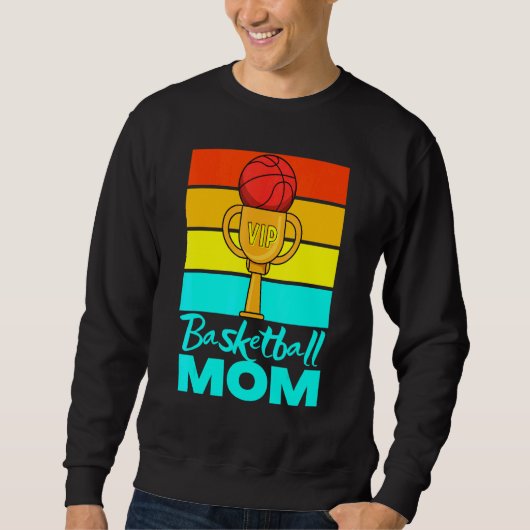 Sweatshirt Maman Basketball Vip Basketball Mère Trophée Award (Devant)