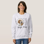 Sweatshirt Maman beagle (Devant entier)