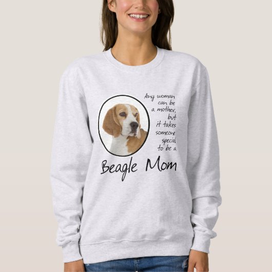Sweatshirt Maman beagle (Devant)