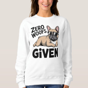 Sweatshirt Maman Bouledogue Français Antisocial Sarcastique H