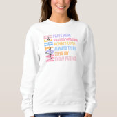 Sweatshirt Maman Cadeau Moderne Pour Mère Cool Et Drôle (Devant)