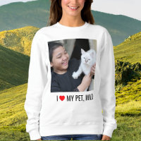 Maman Chat Enfant Amour Animal Photo Rouge Cœur No