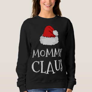 Sweatshirt Maman Claus Noël Casquette Famille Groupe de jumel
