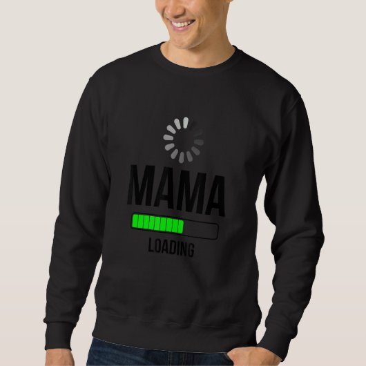 Sweatshirt Maman Cool Chargement Illustration Conceptions (Devant)