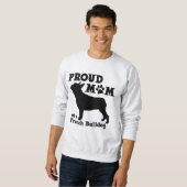 SWEATSHIRT MAMAN DE BOULEDOGUE FRANÇAIS (Devant entier)