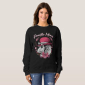 Sweatshirt Maman de caniche (Devant entier)