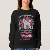 Sweatshirt Maman de caniche (Devant)