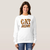 Sweatshirt Maman de chat (Devant entier)