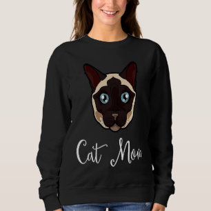 Sweatshirt Maman de chat siamois Amour r Kitty
