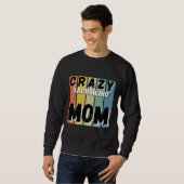 Sweatshirt Maman de chien Dachshund fou (Devant entier)