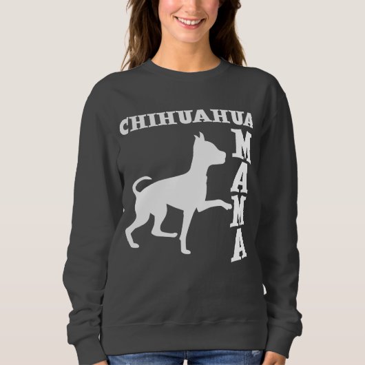 SWEATSHIRT MAMAN DE CHIWAWA (Devant)