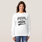 Sweatshirt Maman de football (Devant entier)