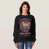 Sweatshirt Maman de golden retriever (Devant entier)