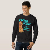 SWEATSHIRT MAMAN DE GOLDEN RETRIEVER (Devant entier)