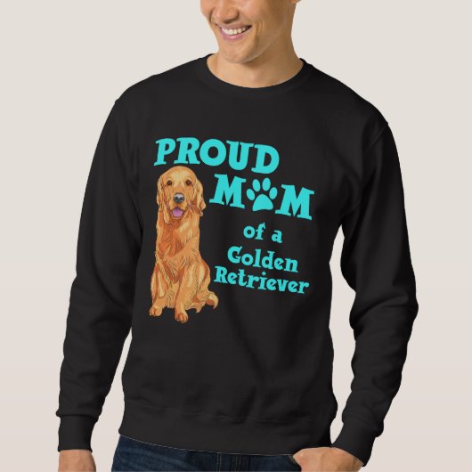 SWEATSHIRT MAMAN DE GOLDEN RETRIEVER (Devant)