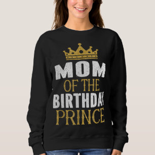 Sweatshirt Maman De L'Anniversaire Prince Boys Anniversaire P