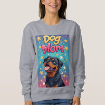 Maman de Rottweiler heureuse