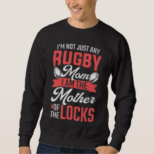 Sweatshirt Maman De Rugby Mère Du Joueur De Rugby Locks