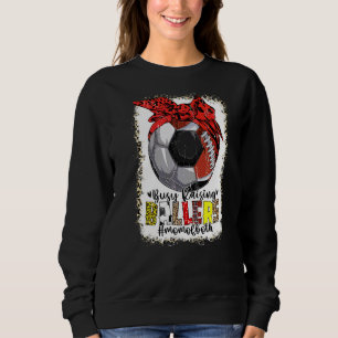 Sweatshirt Maman Des Deux Football De Football Occupé Ballers