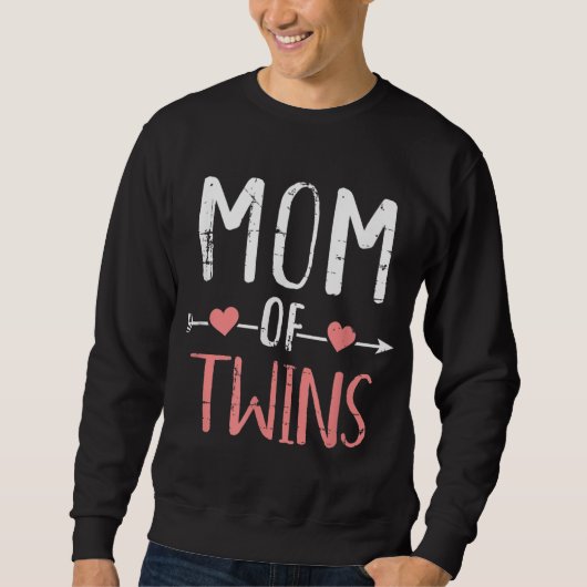 Sweatshirt Maman des jumeaux (Devant)