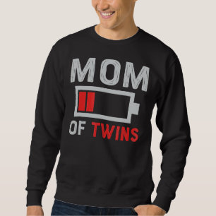 Sweatshirt Maman Des Jumeaux Présente De Fils Fille Mères Da